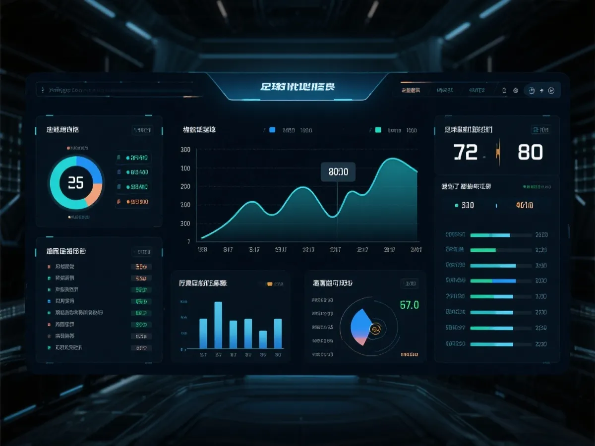 满冠体育实时数据仪表盘