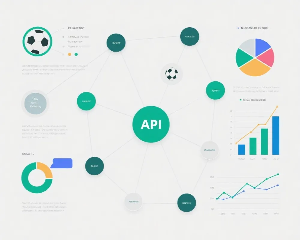 满冠体育数据流与接口能力示意