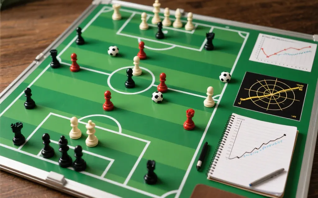 球场战术板与数据图表叠加：展示压迫、防线与关键传球线路